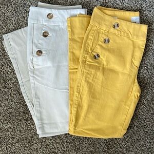 LOFT Skinny Ankle Pants Set of 2